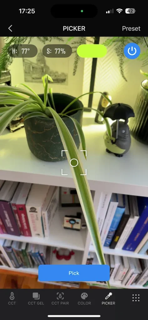 Fonction picker Zhiyun Molus X60