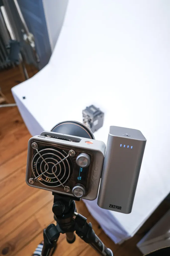 Utilisation studio Zhiyun Molus X60