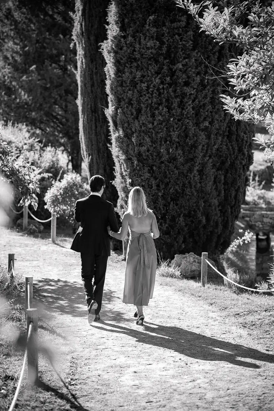 Photo de couple en noir et blanc