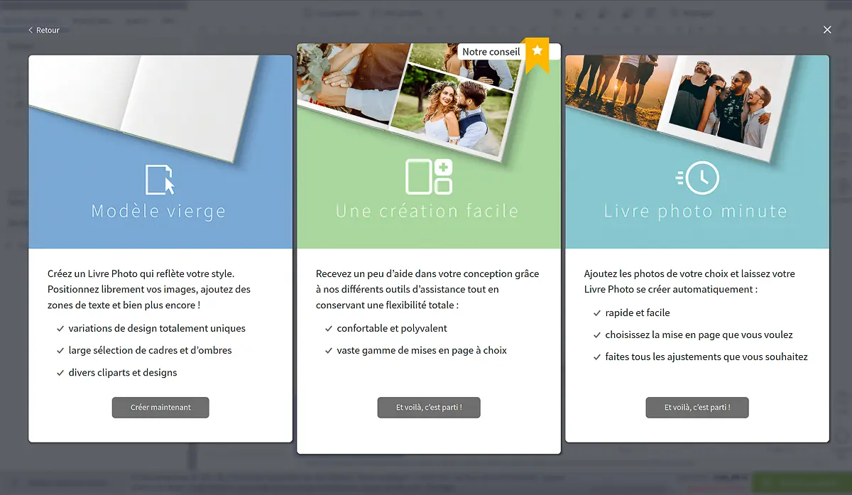 Options pise en page Saal Digital