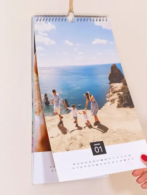 Offrir un calendrier photo à Noël