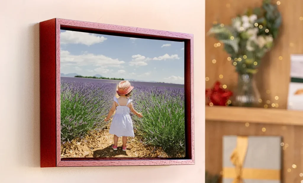 Offrir un tirage photo sur toile à Noël